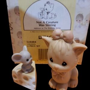 Precious Moments- an addition to the Birthday series Not A Creature Was Stirring